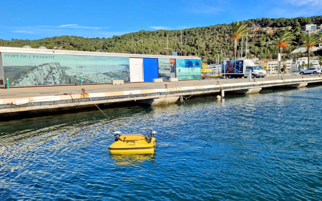 Ports de la Generalitat i el CTTI testegen amb un robot marí la digitalització de les dades recollides del port de l’Estartit