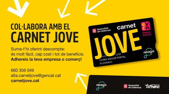 ADHEREIX LA TEVA EMPRESA AL CARNET JOVE