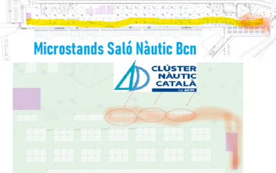 DES DE L’1 DE JULIOL DISPONIBLES ELS MICROSTANDS DEL CLÚSTER NÀUTIC AL SALÓ NÀUTIC DE BARCELONA