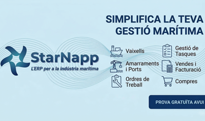 El Cluster Nàutic Català–ADIN y STARNAPP firman un convenio para impulsar la digitalización del sector náutico