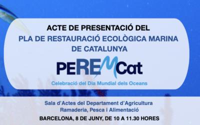 El 8 de juny presentació del Pla de Restauració Ecològica Marina de Catalunya