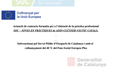 Actuació subvencionada pel Servei Públic d’ocupació de Catalunya y cofinanciada pel Fons Social Europeu Plus