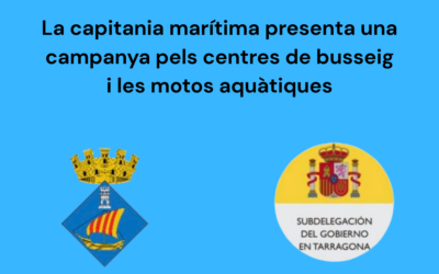 La capitania marítima de Tarragona presenta una campanya pels centres de busseig i les motos aquàtiques
