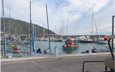 El Port de Garraf posa a prova el seu pla d’autoprotecció amb el simulacre d’accident d’una embarcació